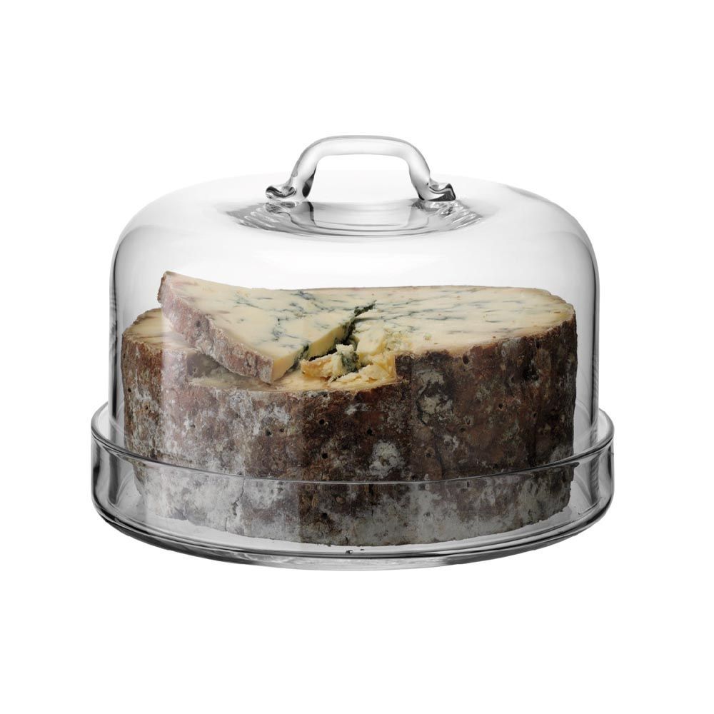 LSA SERVE サーブ Plate - Dome ガラスドーム-プレート G916-24-301 TLA0856 直径24cm | エルエスエー サーブプレート ケーキスタンド