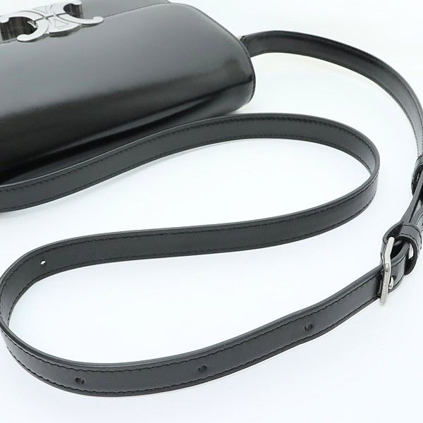 【広尾店】セリーヌ CELINE ティーントリオンフ ショルダーバッグ シャイニーカーフスキン 黒 SV金具 188423BF4.38SI 【16584】 楽天市場】【広尾店】セリーヌ CELINE ティーントリオンフ ショルダー