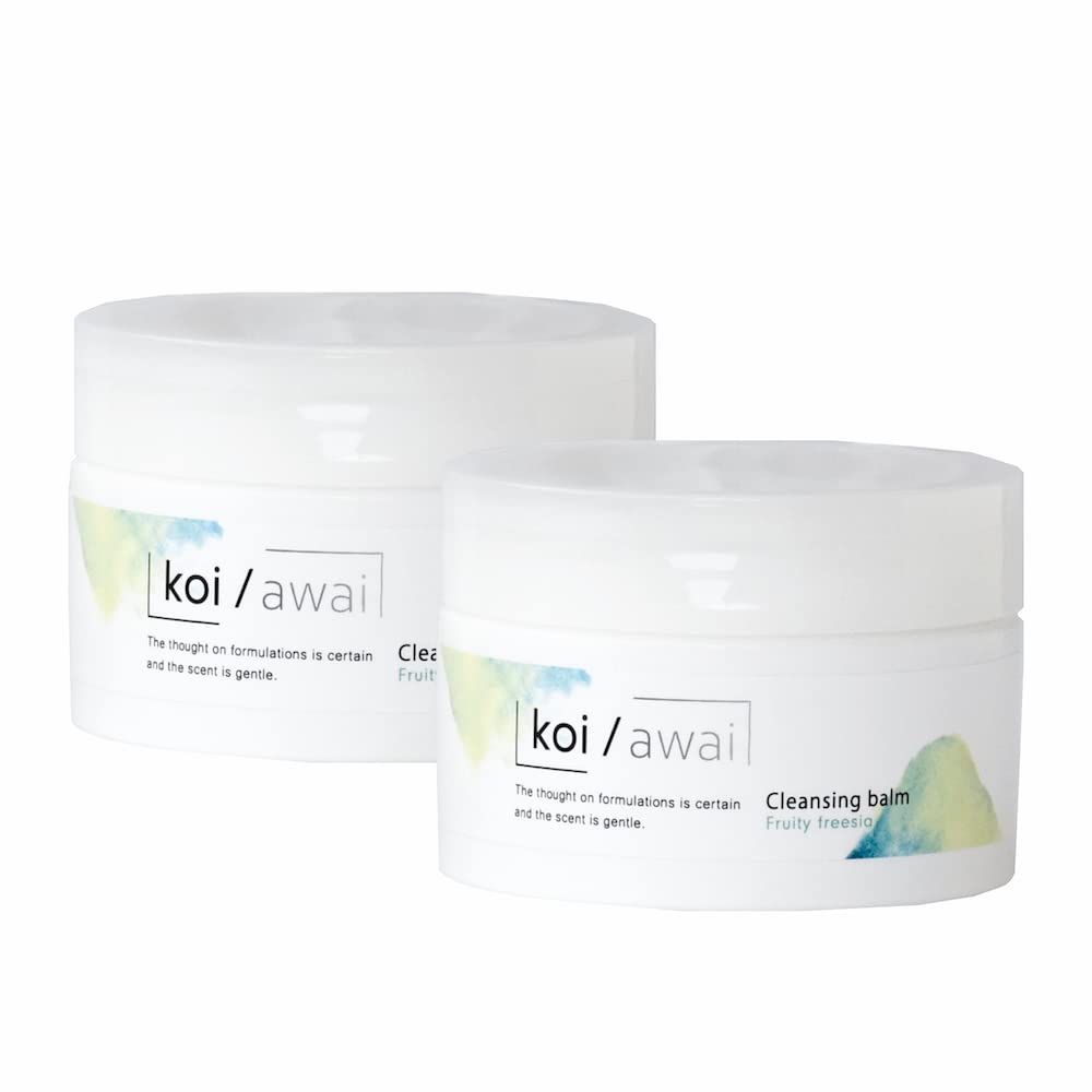 koi|awai こい あわい クレンジングバーム フルーティフリージアの香り 90g 2個セット オールインワンバーム フルーティフリージアの香り2個