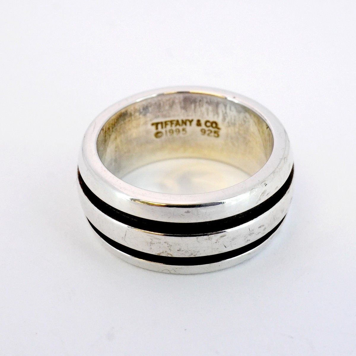 Tiffany&Co ティファニー　グルーブド　ダブルライン　リング　13.5号 ティファニー グルーブド ダブルライン リング 13.5号 925 TIFFANY&Co