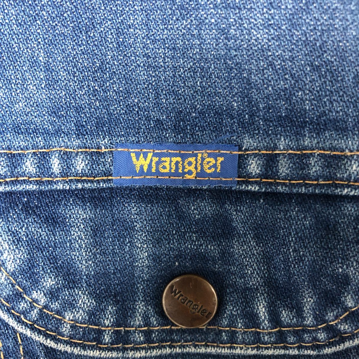ラングラー Ｇジャン　ゆったりタイプ　80年代　※古着です。 古着 80年代 ラングラー Wrangler NO-FAULT DENIMS デニム