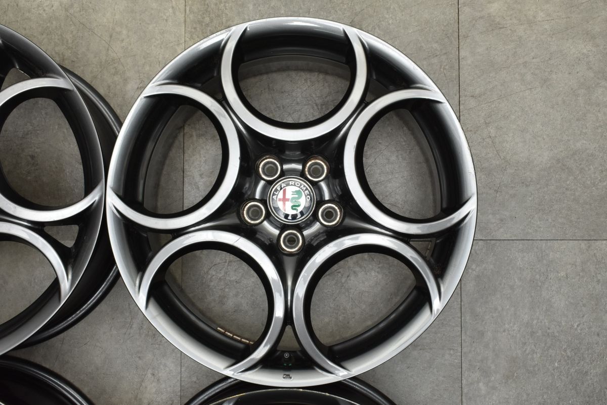 【4本購入必須】アルファロメオジュリエッタ18インチ純正アルミホイール(1/4) 4本購入必須】アルファロメオジュリエッタ18インチ純正アルミホイール