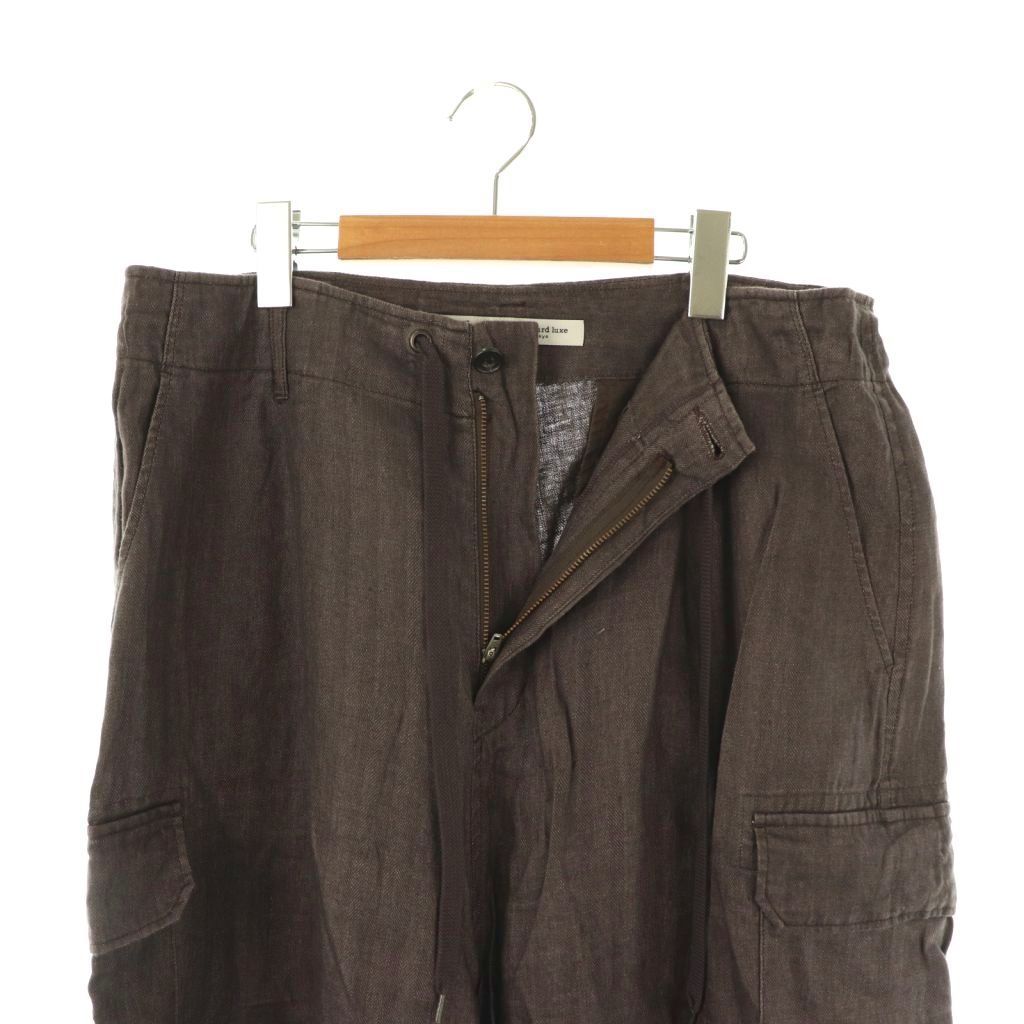 ジャーナル ラックス JOURNAL STANDARD LUXE リネンヘリン カーゴパンツ F グレー AT OS DECORATOM_COM_BR