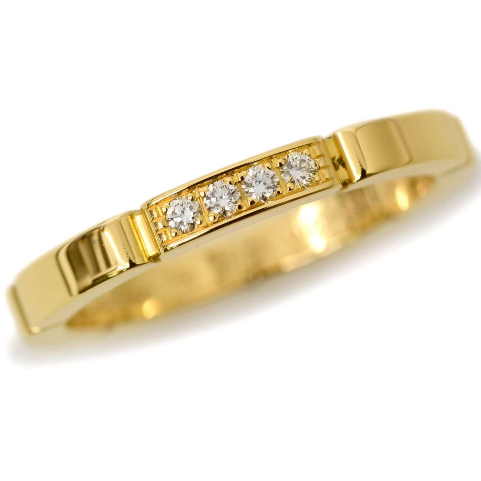 Cartier 750 ゴールド 3Pダイヤモンド リング 【公式通販】