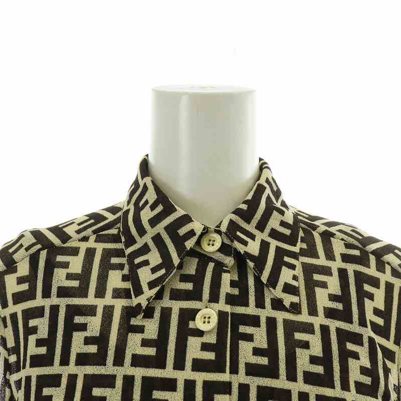 FENDI - FENDI 総柄 アンサンブル フェンディ FENDI アンサンブル 長袖シャツ ノースリーブ