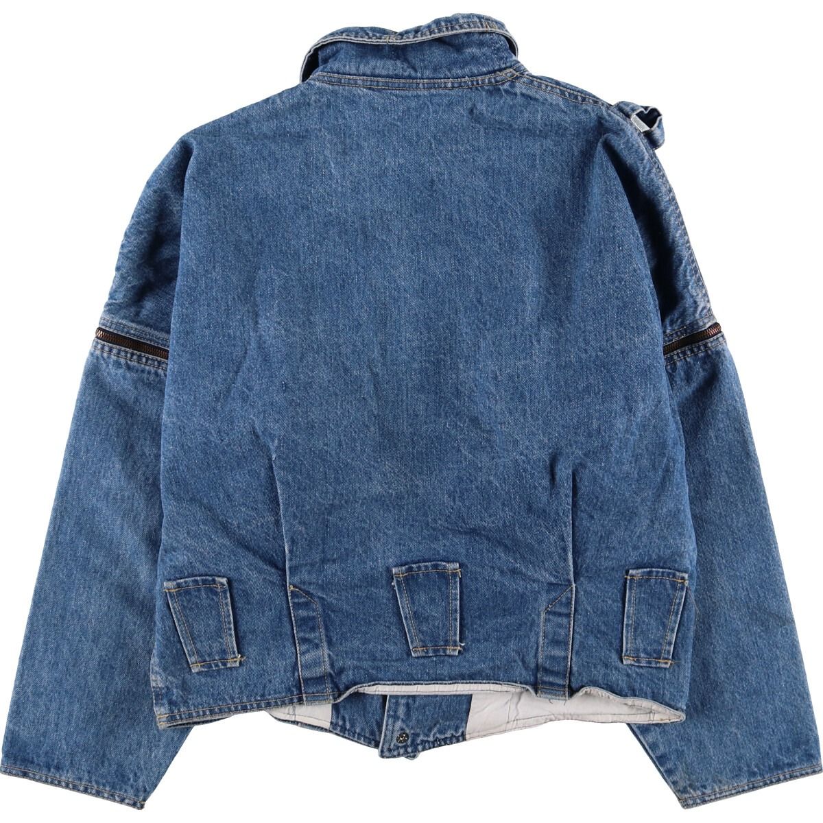 古着 80~90年代 ゲス Guess デニムブルゾン メンズM相当 ヴィンテージ 