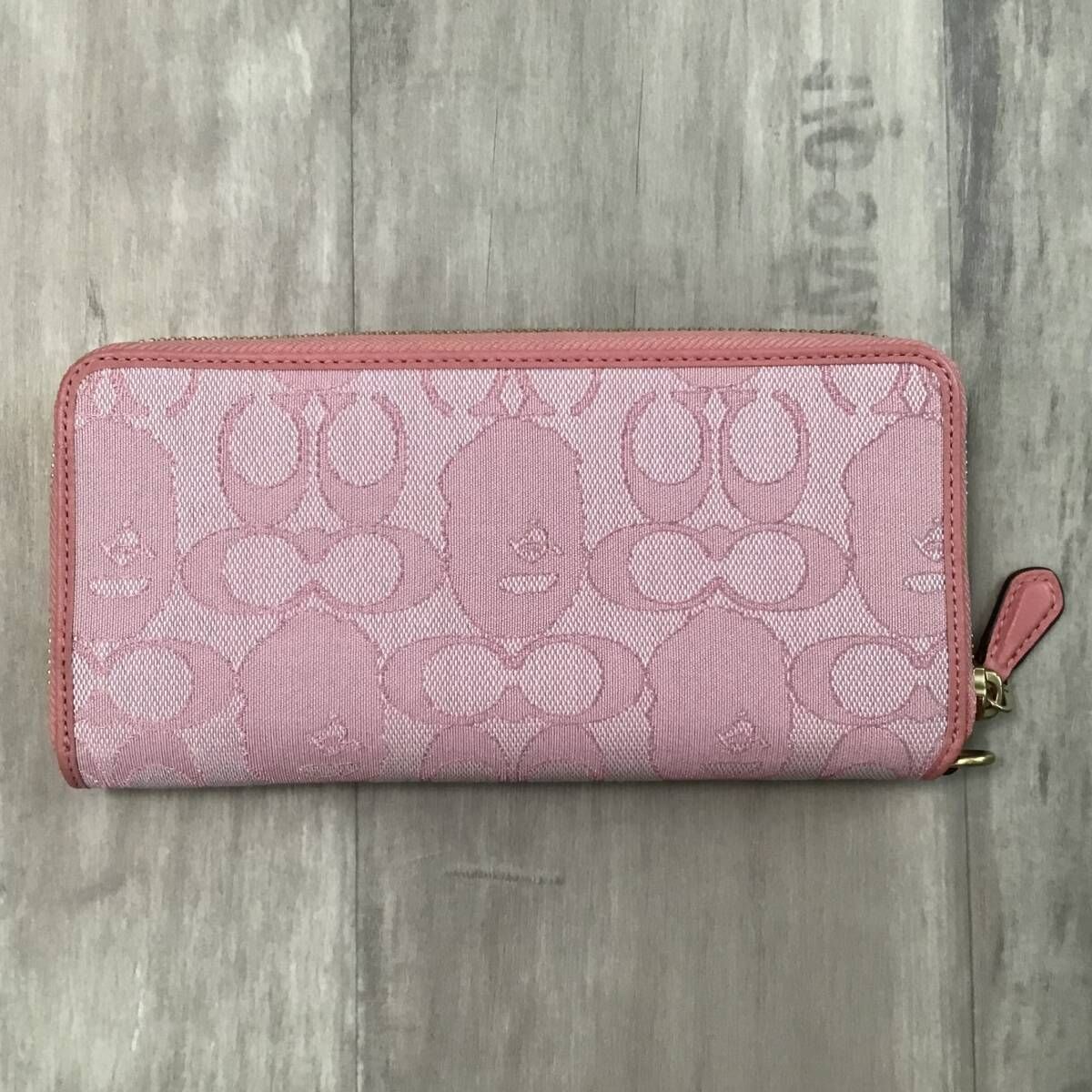 COACH × BAPE PHONE WALLET Pink a bathing ape エイプ ベイプ ア