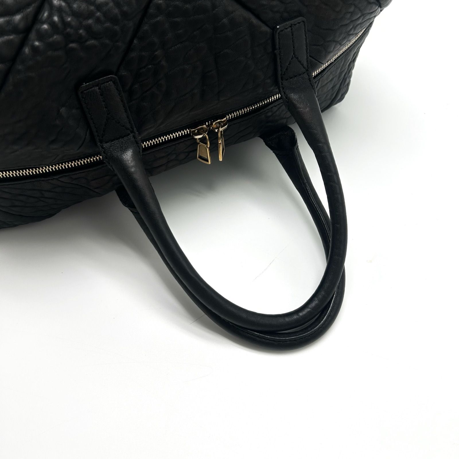 Yves Saint Laurent イヴサンローラン リヴゴーシュ イージー ボストンバッグ トート 肩掛け YSL 旅行 大容量 Yライン ゴールド金具 レザー ブラック メンズ レディース ユニセックス DECORATOM_COM_BR