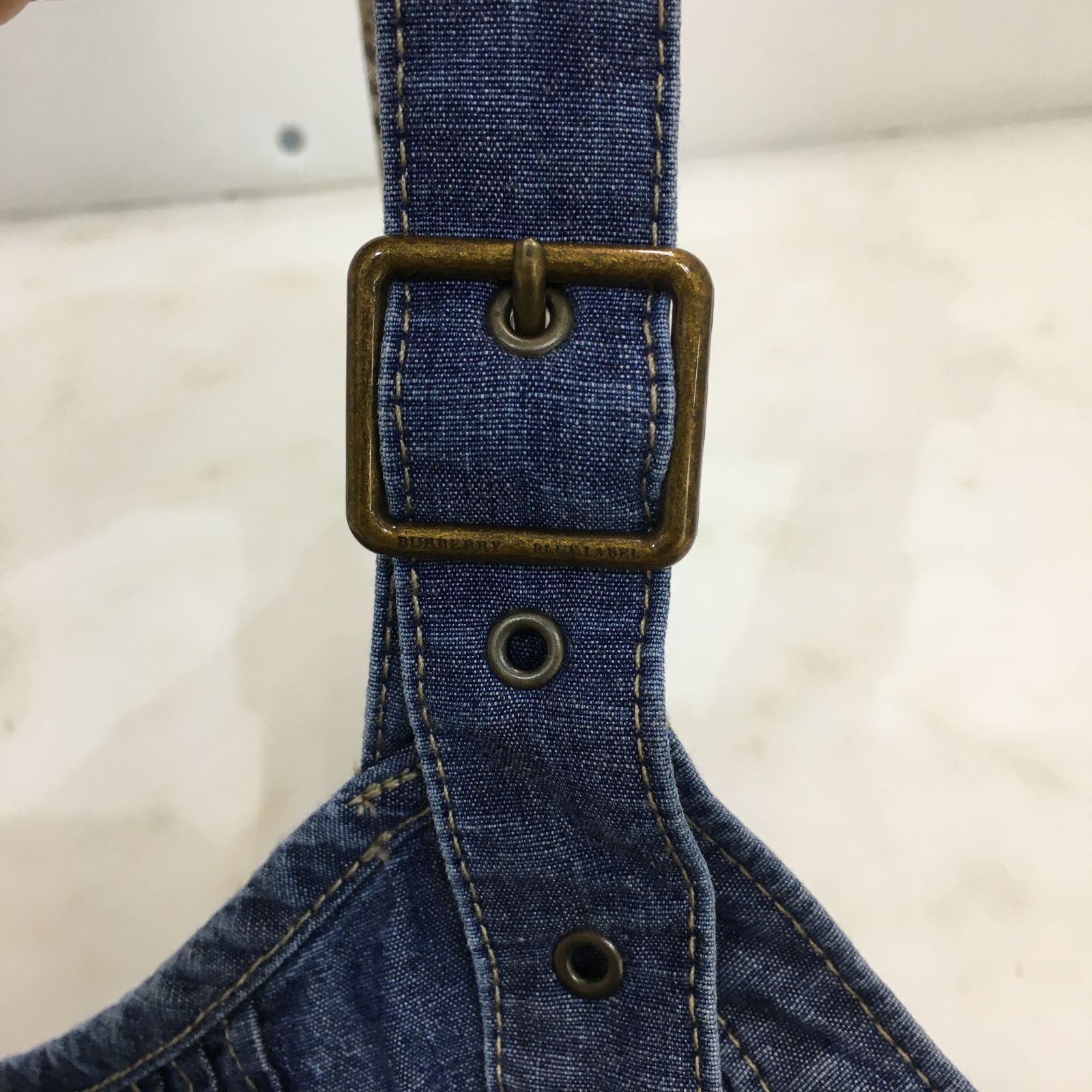 02m0382 BURBERRY BLUE LABEL(バーバリーブルーレーベル) サロペット 