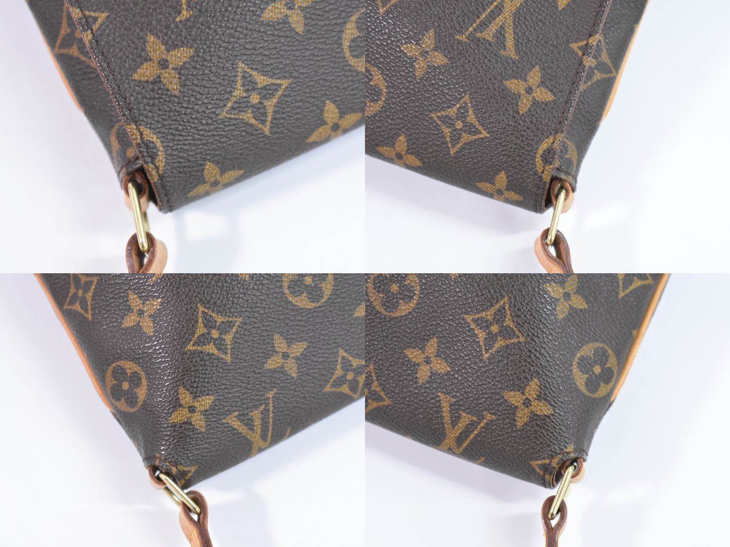本物 ルイヴィトン LOUIS VUITTON LV ミュゼットタンゴ ショート