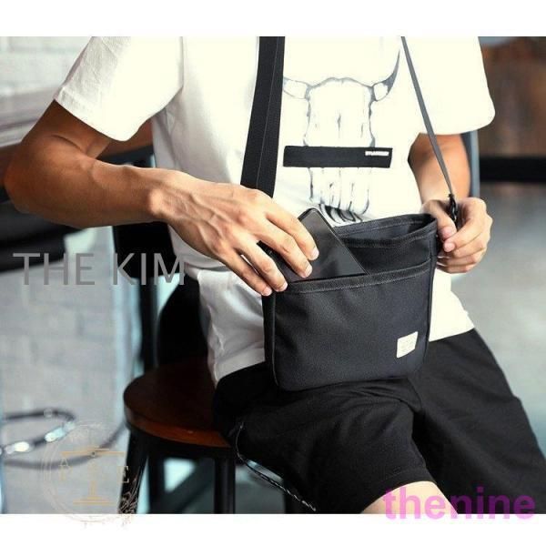 サコッシュ メンズ ショルダーバッグ サコッシュバッグ 斜めがけ アウトドア 収納抜群 男女兼用 帆布 キャンバス バッグ