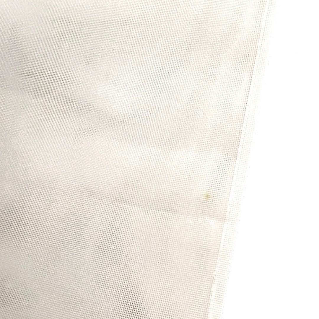 袋帯 夏用 夏着物 紗 蛇籠 饅頭菊 桜 銀糸 観世水 着物 035a d