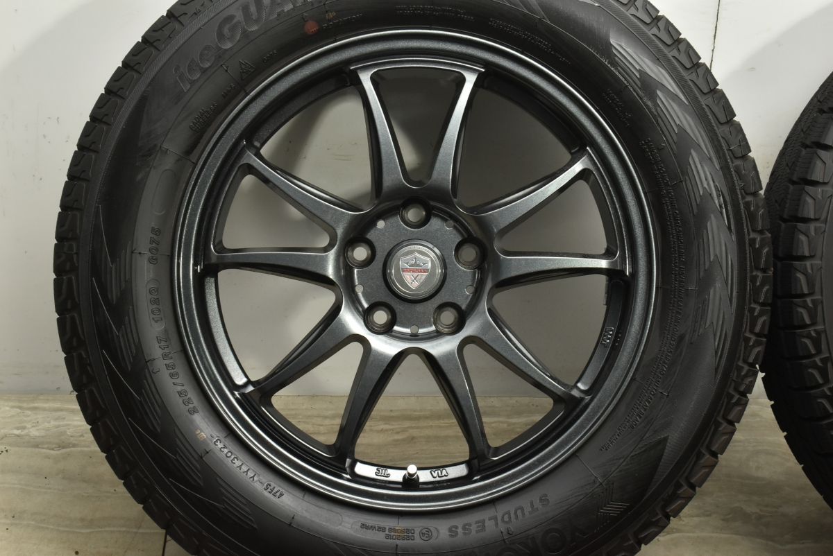 超バリ溝 美品】エステローザ 17in 7J +35 PCD114.3 ヨコハマ 超バリ溝 美品】エステローザ 17in 7J +35 PCD114.3 ヨコハマ