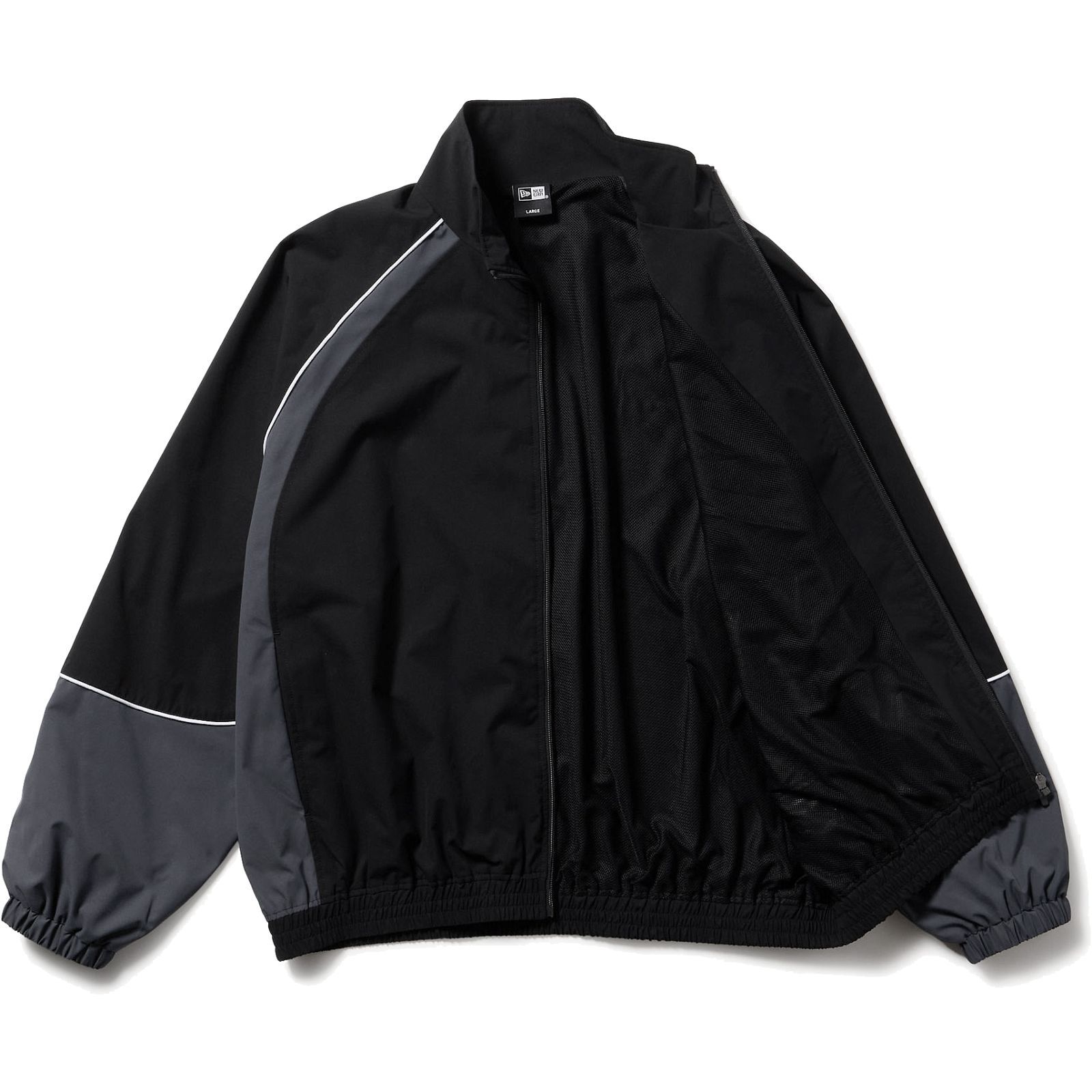 NEW ERA OD  JKT PIPING BLK セット NEW ERA（ニューエラ） オーバーサイズド パイピング トラック
