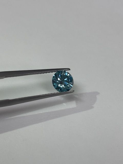 ラボグロウンダイヤモンド1.00ct G-VS1 ラボグロウンダイヤモンド 1ct VS1クラス FANCY VIVID BLUE IGI