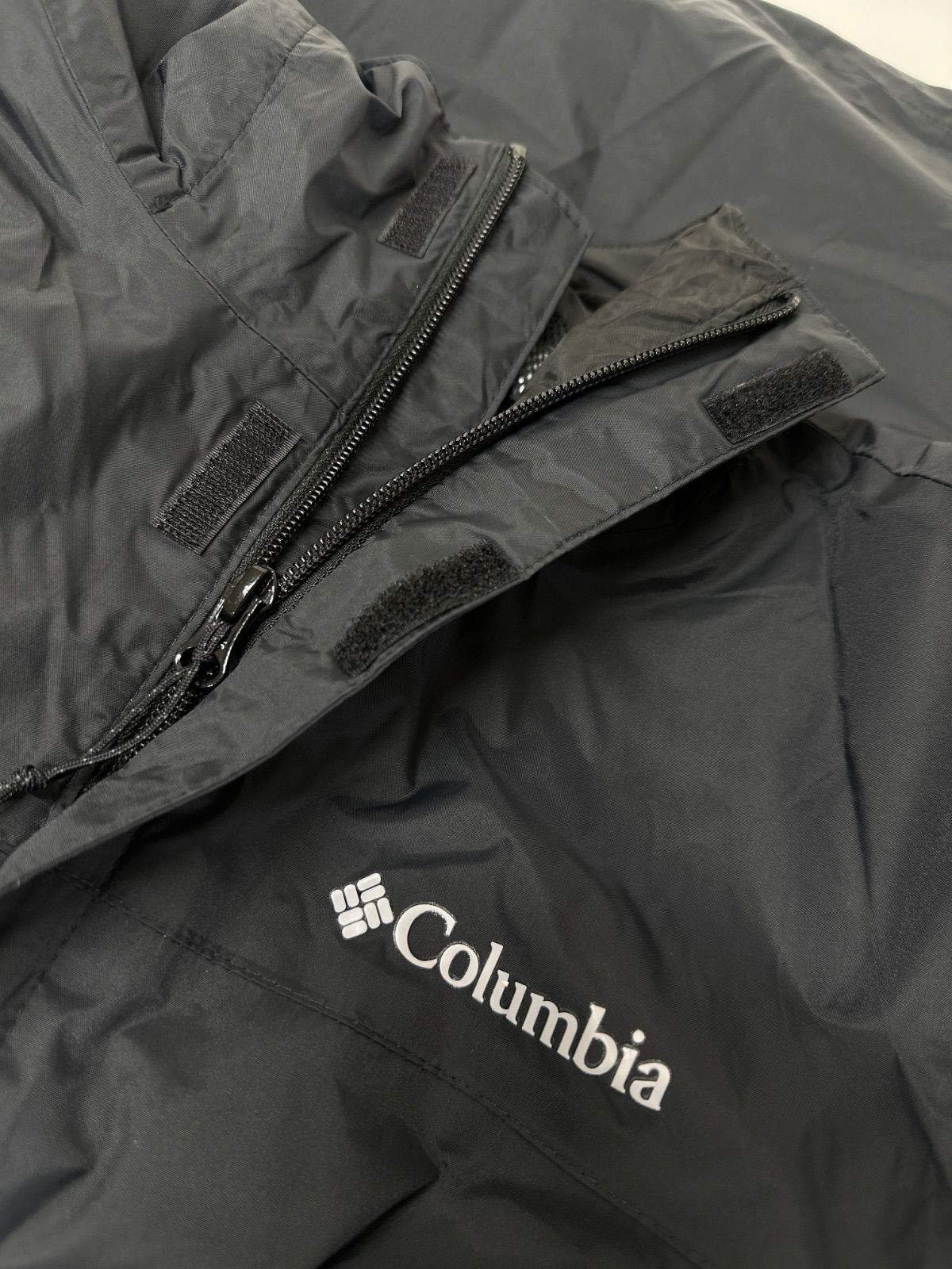 新品 未使用 コロンビア columbia ナイロンパーカー Lサイズ ネイビー 古着 Columbia コロンビア PM0162 長袖 ナイロン ジップパーカー M