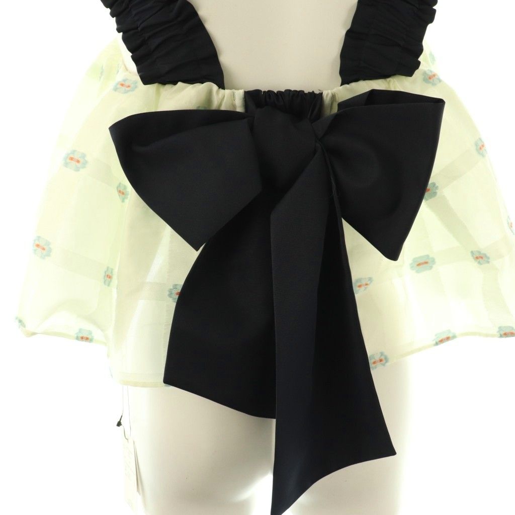 ヨリ yori シロコン shirocon 24SS マーガレットバックリボン