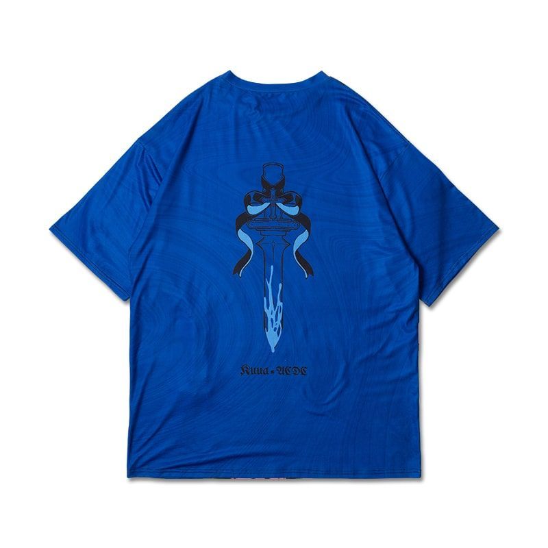原宿系 パンク系 tシャツ パンク V系 バンギャ ブラッド 2WAY Tシャツ