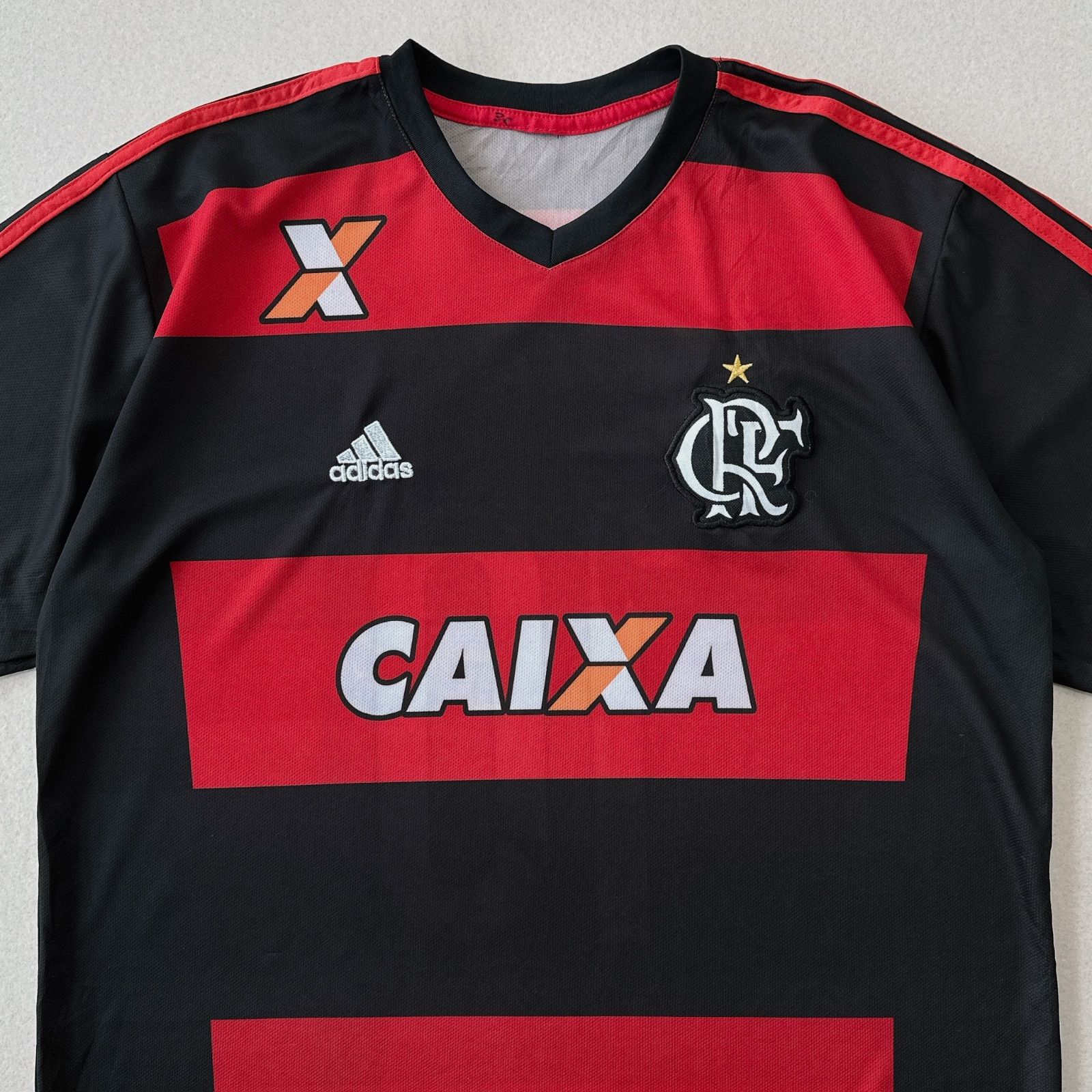 アディダス　ブラジル製　フラメンゴ　サッカーシャツ　ゲームシャツ　ユニフォーム　10番　adidas Flamengo football jersey