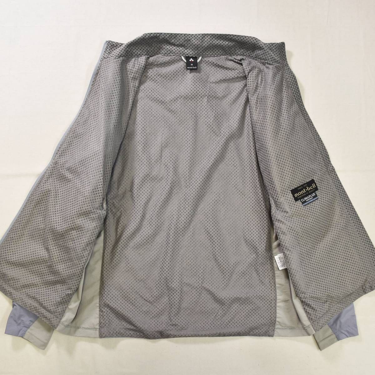 モンベル ポルカテックス クリマライト ナイロンジャケット　　ストレッチ素材 アウトドア タウンユース mont-bell CLIMALIGHT mont bellライトシェルジャケットCLIMAPLUS MESHメンズXS正規モンベル