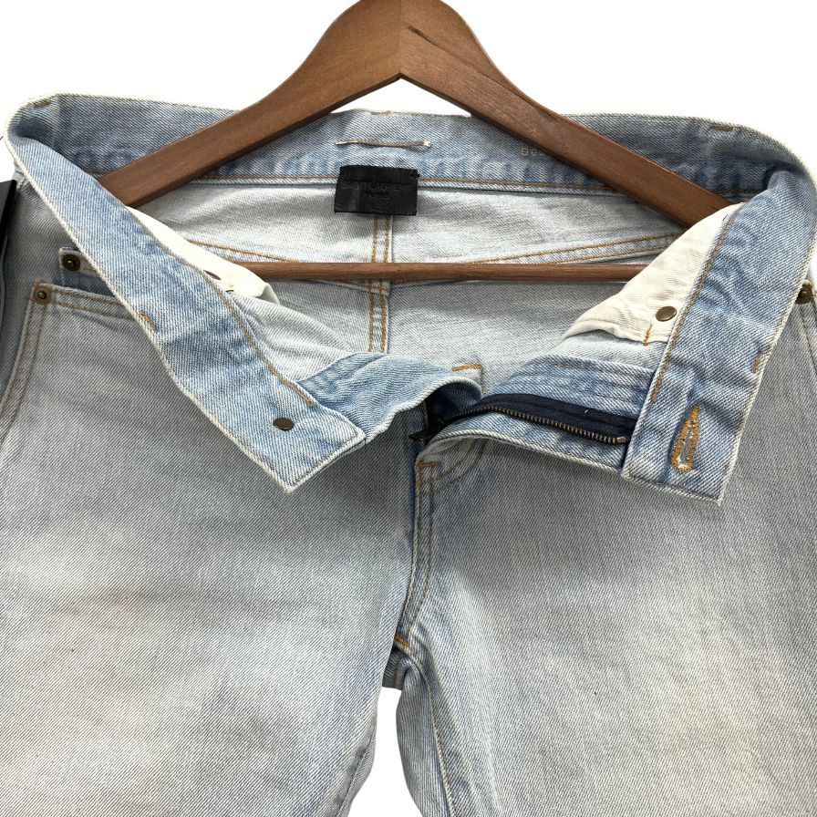 サンローランパリ 494361 YA852 ライトウォッシュストレートデニムパンツ メンズ 33インチ サンローラン パリ 16SS 494361 YA852【AFB37】 - メルカリ