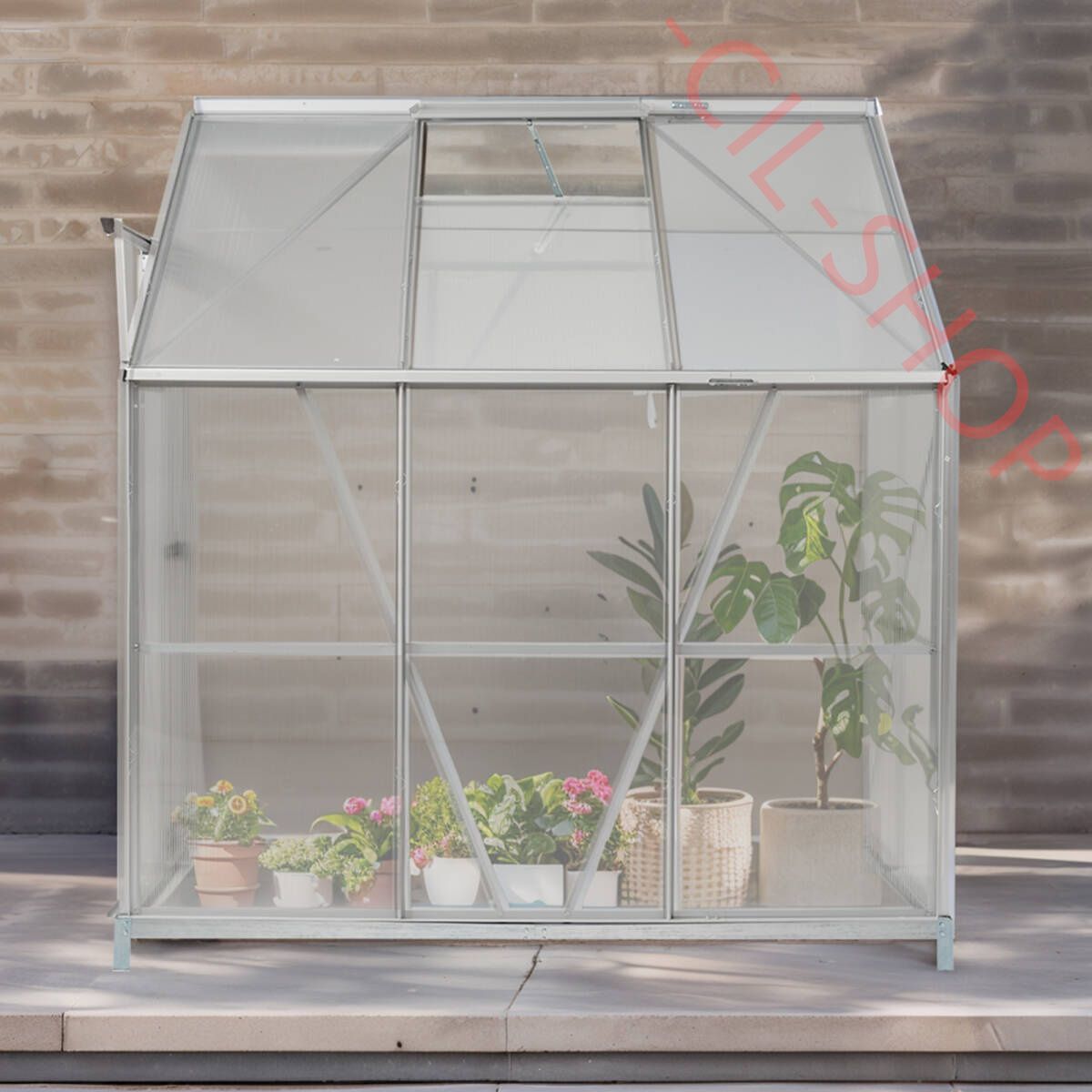 アルミ温室 家庭用温室 大型 190*122*213cm 花園温室 温室 家庭用 家庭