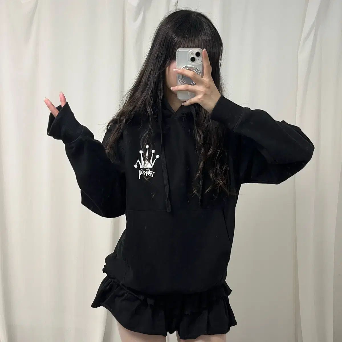 STUSSY ステューシー リーガル クラウン フード付きTシャツ