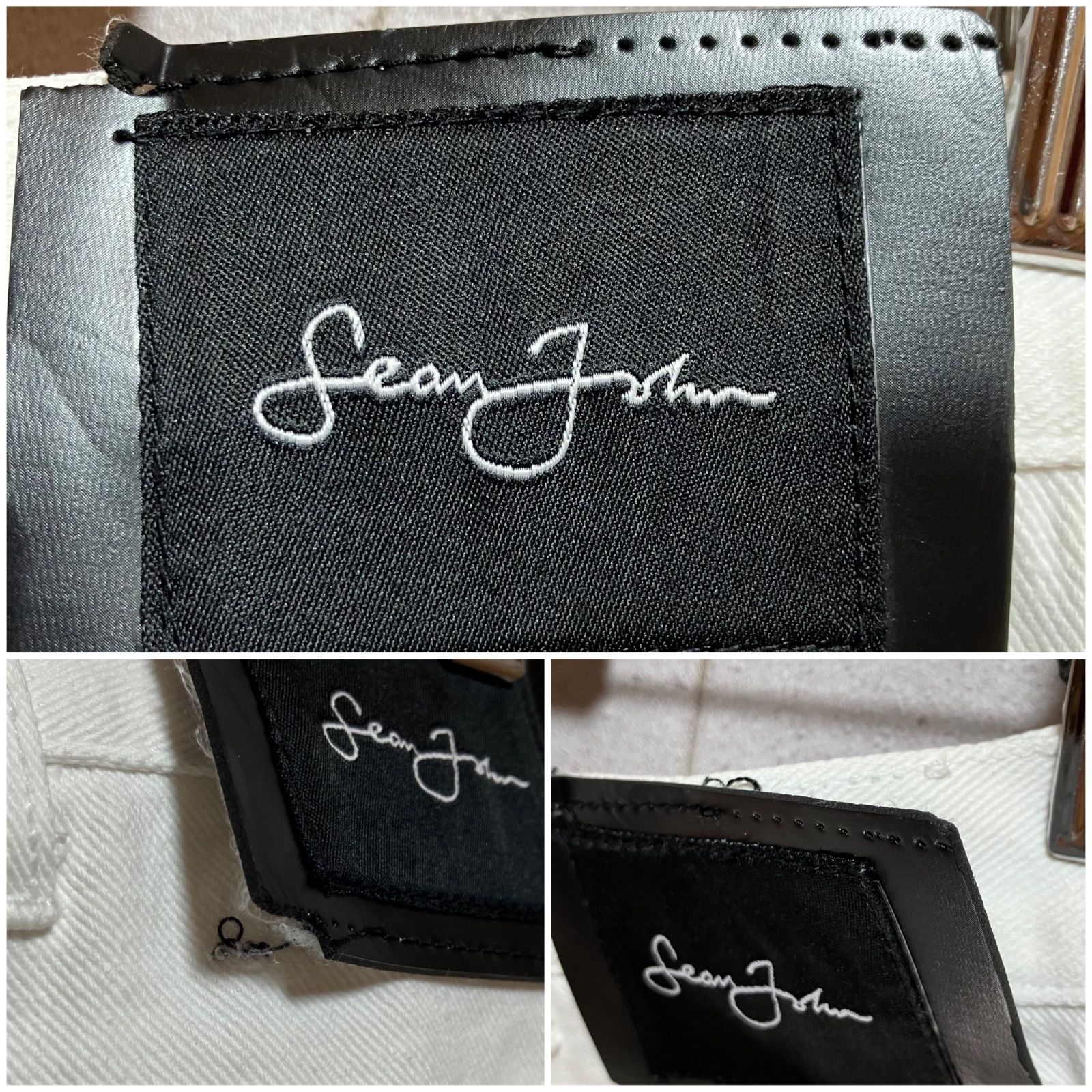 90's SEANJOHN ショーンジョン ホワイト デニム パンツ バギー