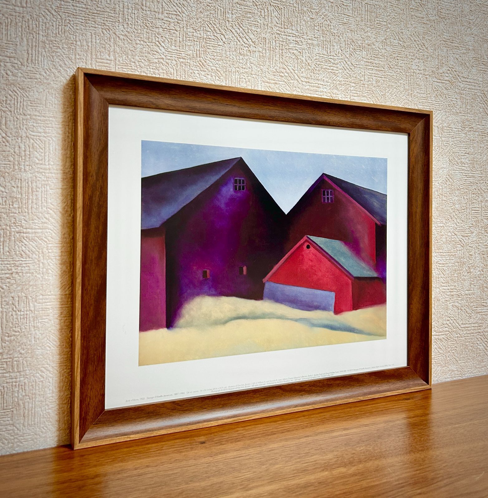 オキーフ、希少画集画、新品額装付 OKE-3-2 新品☆額縁付アートポスター☆ジョージア・オキーフ☆O'Keeffe