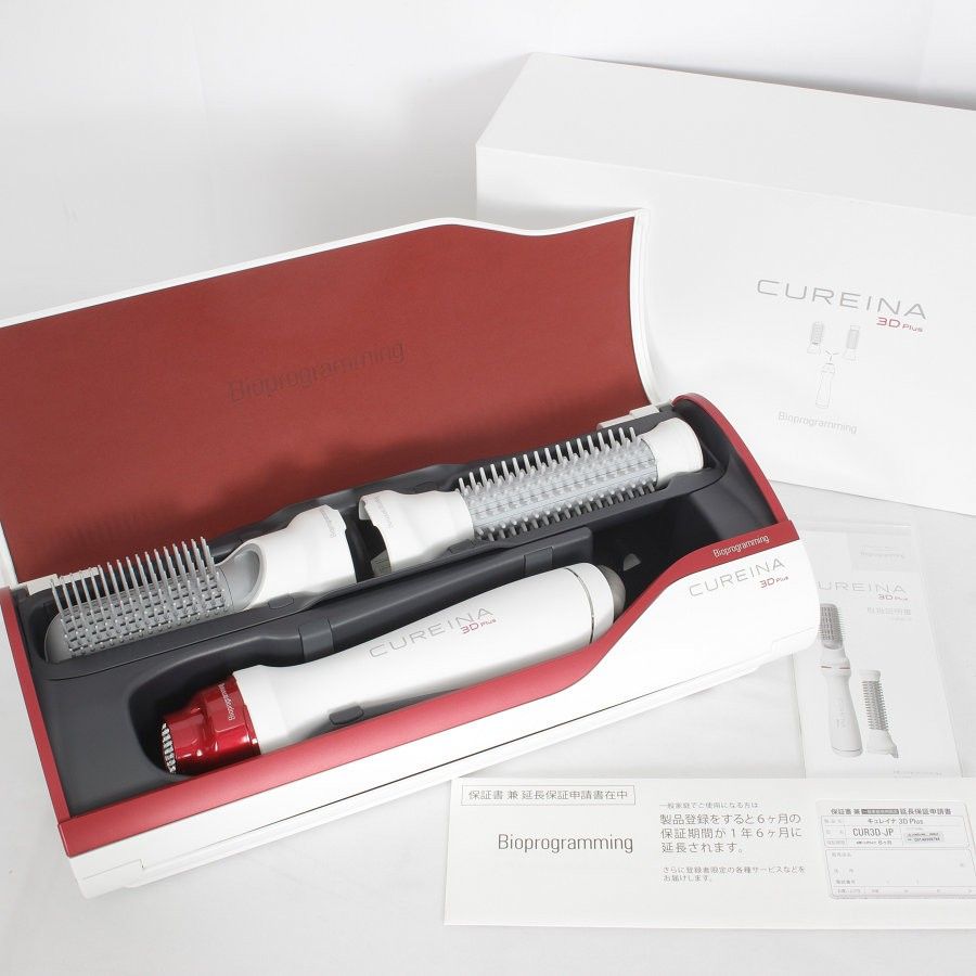 バイオプログラミング CUR3D キュレイナ3D Plus ブラシヘアアイロン CUREINA キュレイナ 3D Plus CUREINA キュレイナ 3D Plus CUR3D