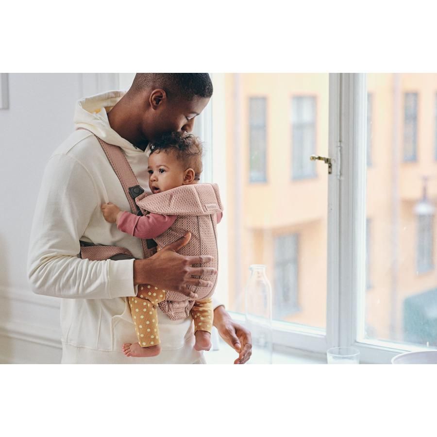 ベビービョルン ベビーキャリアミニ メッシュ ダスティピンク ベビー