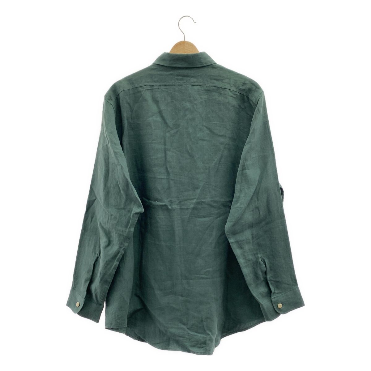 Madison Blue マダムシャツ　グリーン 02 MADISON BLUE / マディソンブルー | HAMPTON LINEN SHIRT