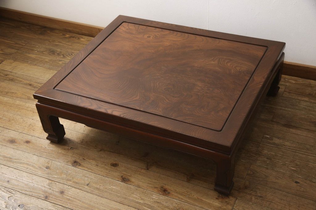 myaarinさま専用【新古品・美品】テーブル/座卓/欅材/日本製 myaarinさま専用【新古品・美品】テーブル/座卓/欅材/日本製