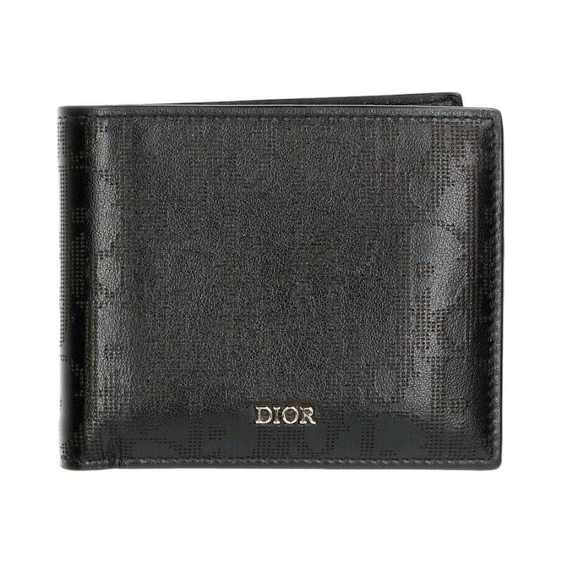 財布【Dior】ディオール二つ折り財布　オブリークギャラクシー　メンズ
