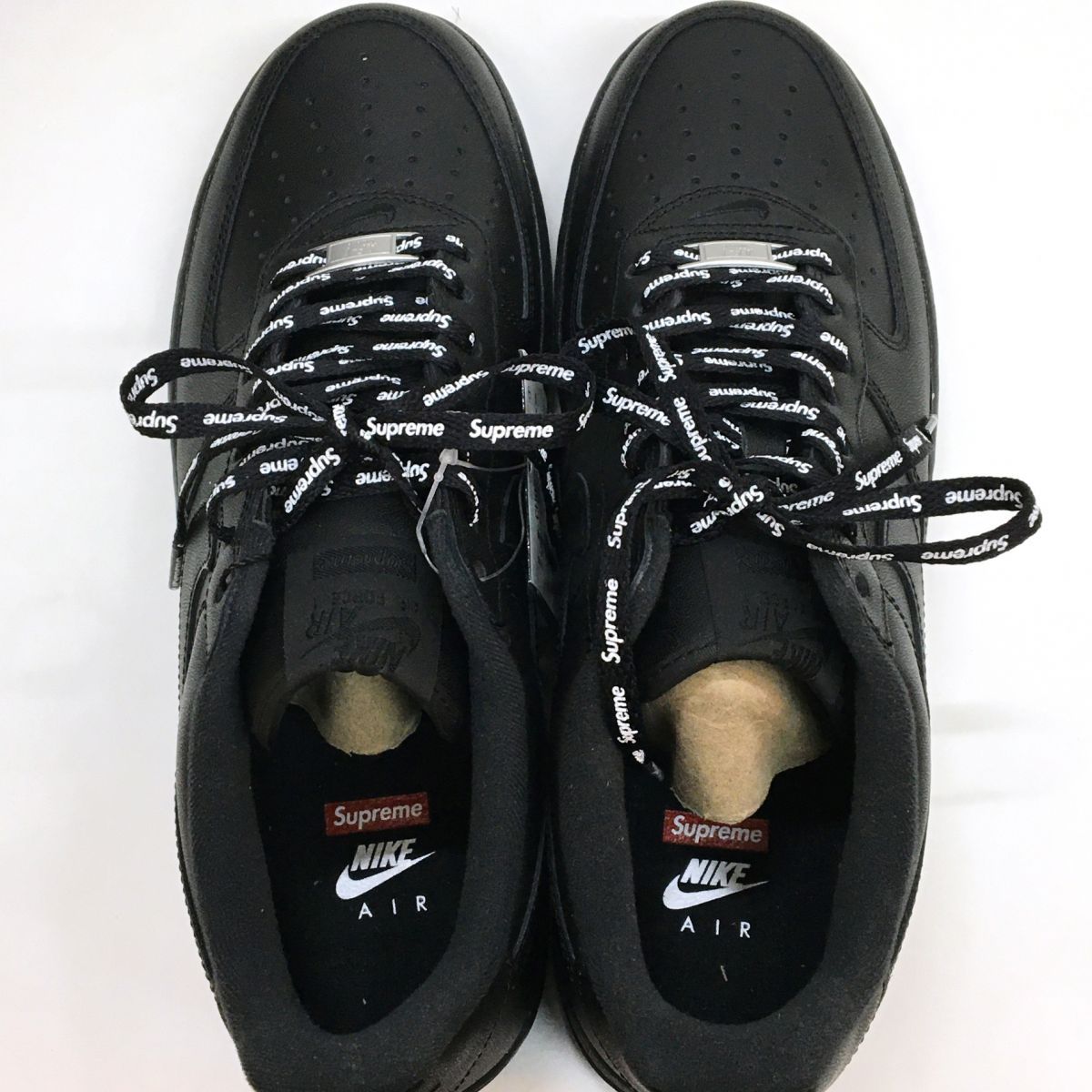 Nike Air Force 1 Supreme ブラック28cm シュプリーム Amazon.com | Nike Mens Air Force 1 Low CU9225 001 Supreme