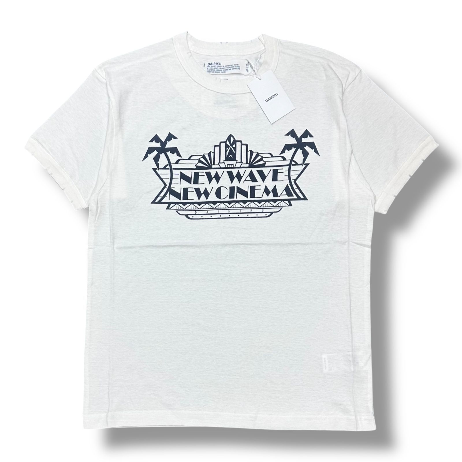 参考上代19800円 未使用品 DAIRIKU 23SS New Trim Tee ニュートリムT