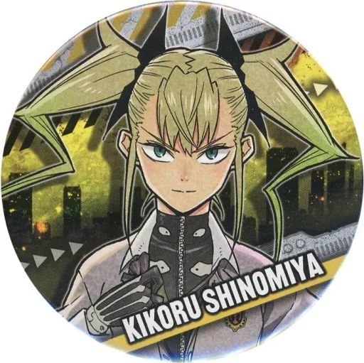 中古】バッジ・ピンズ 四ノ宮キコル(正面) 「怪獣8号 コレクション缶