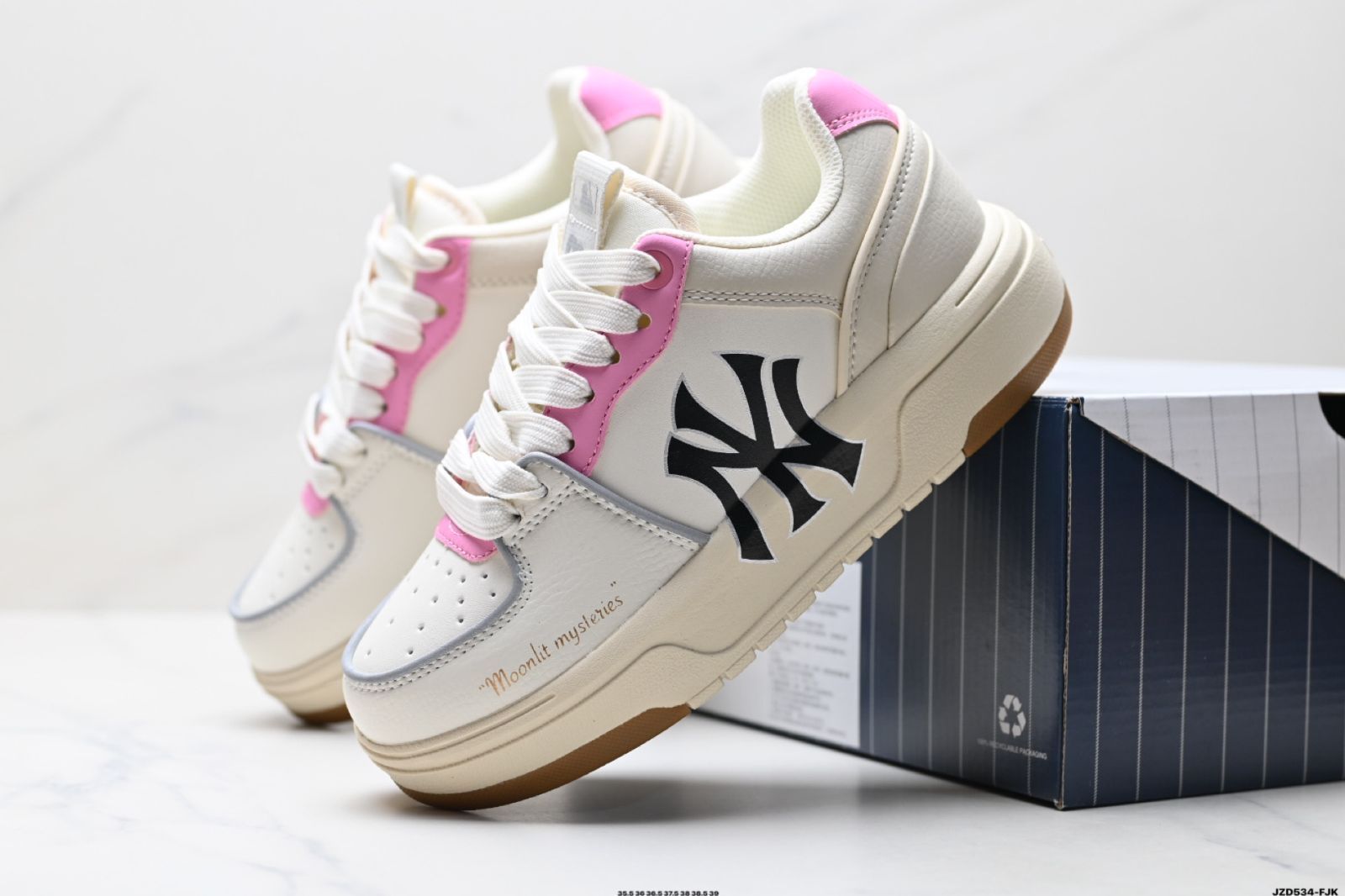 【安値通販】 MLB CHUNKY LINER DENIM の潮流マルチマッチ 厚底ハイインソール 快適なライフスタイルシューズ 滑り止め 耐磨耗性 ロートップ ダディーシューズ 品質100％ 保証！