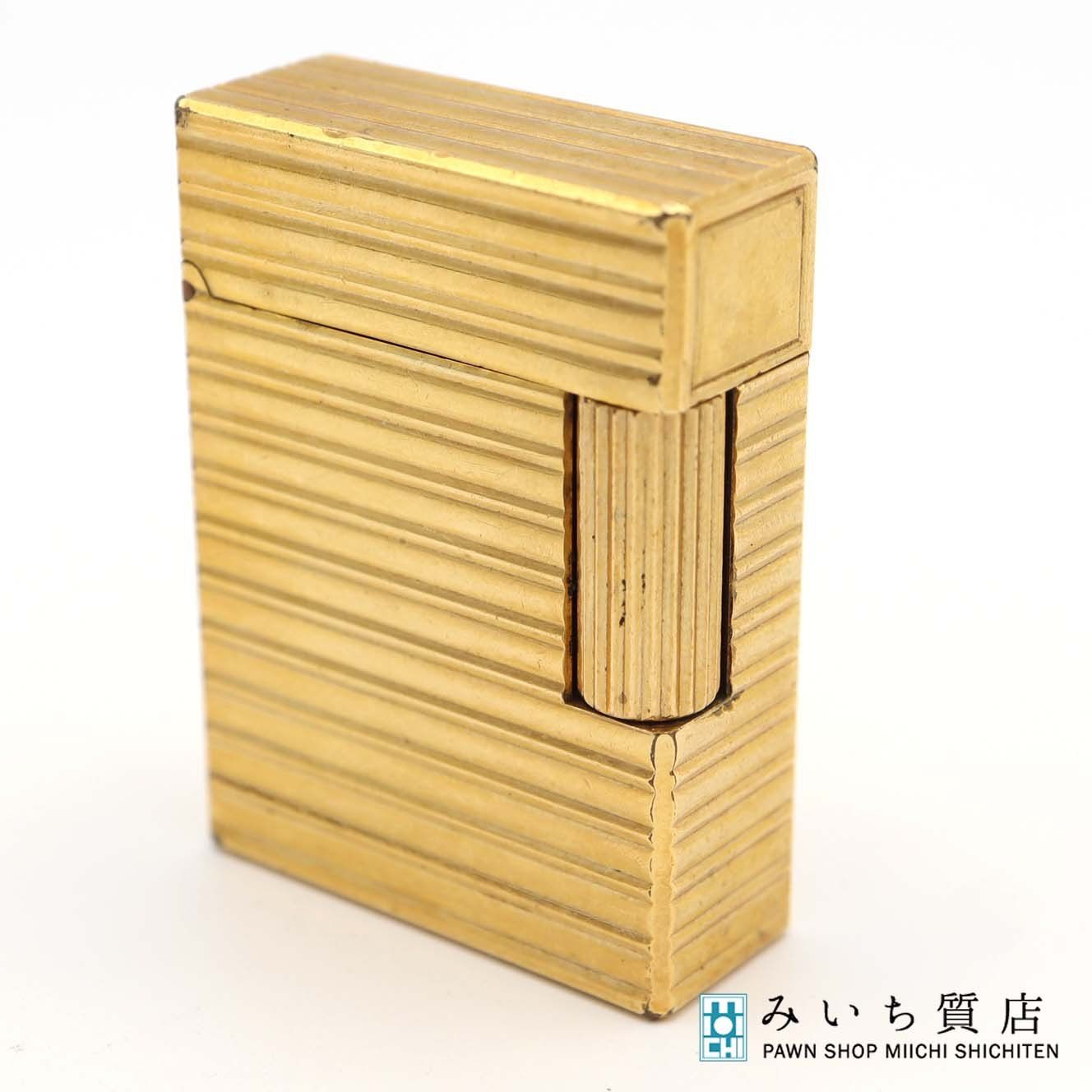 S.T.Dupont デュポン ガスライター LINE1S ライン1S ゴールド