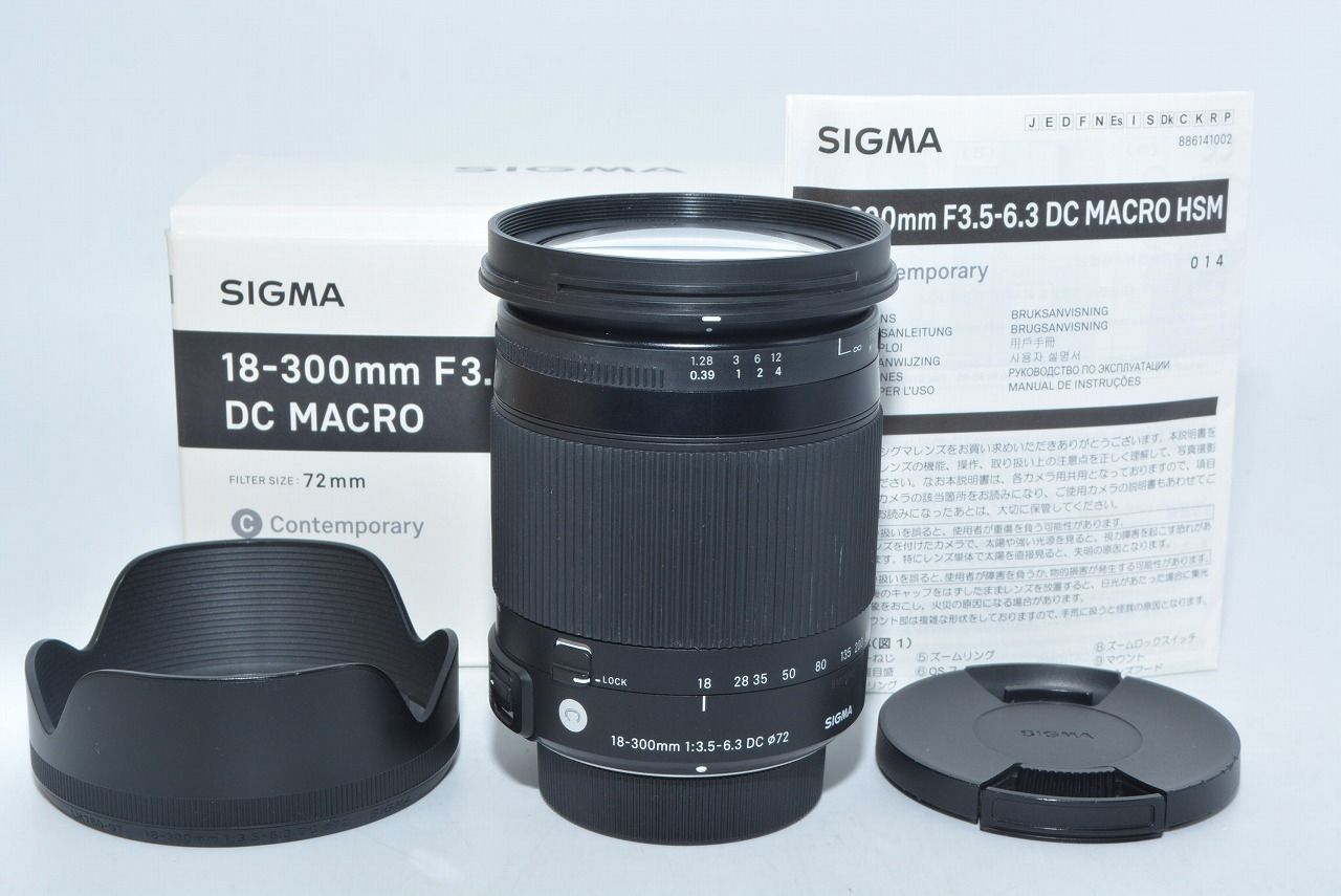 シグマ SIGMA 18-300mm F3.5-6.3 DC MACRO OS HSM Contemporary シグマ SIGMA 18-300mm F3.5-6.3 DC MACRO OS HSM Contemporary