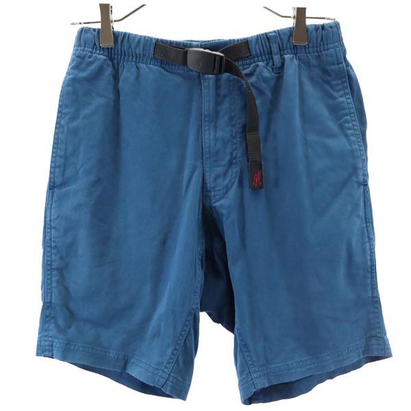 グラミチ クライミング アウトドアショートパンツ S ブルー系 Gramicci ウエストゴム ウエストベルト メンズ 【中古】  【230825】