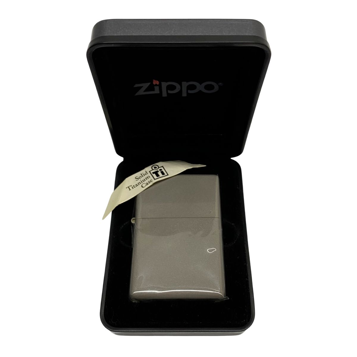 ジッポー ZIPPO SOLID TITANIUM ソリッドチタン 2001年製 USA製 メンズ 