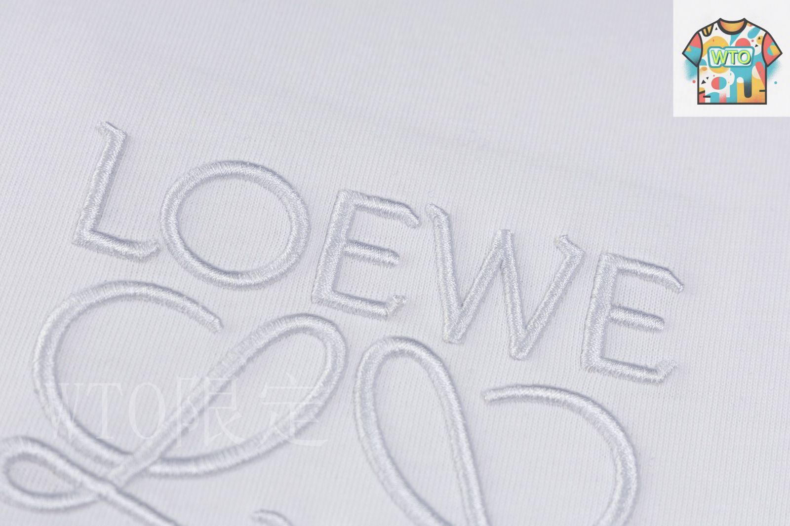 今日特価】LOEWE ロエベ 25SS 刺繍ロゴ T シャツ-1 - メルカリ