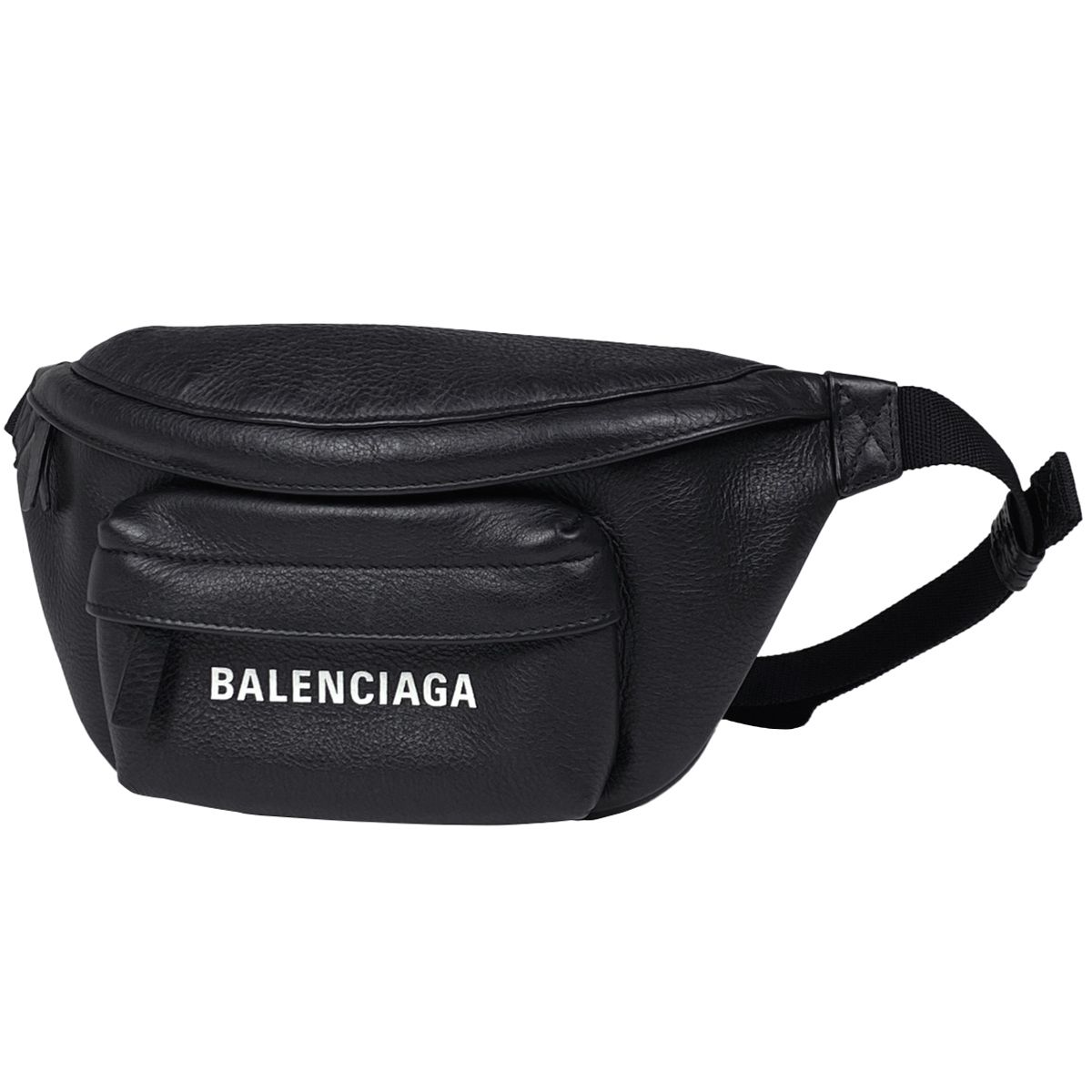 在庫一掃 バレンシアガ BALENCIAGA エブリデイ ベルトバッグ ウエストバッグ ロゴ ボディバッグ レザー ブラック 579617 レディース