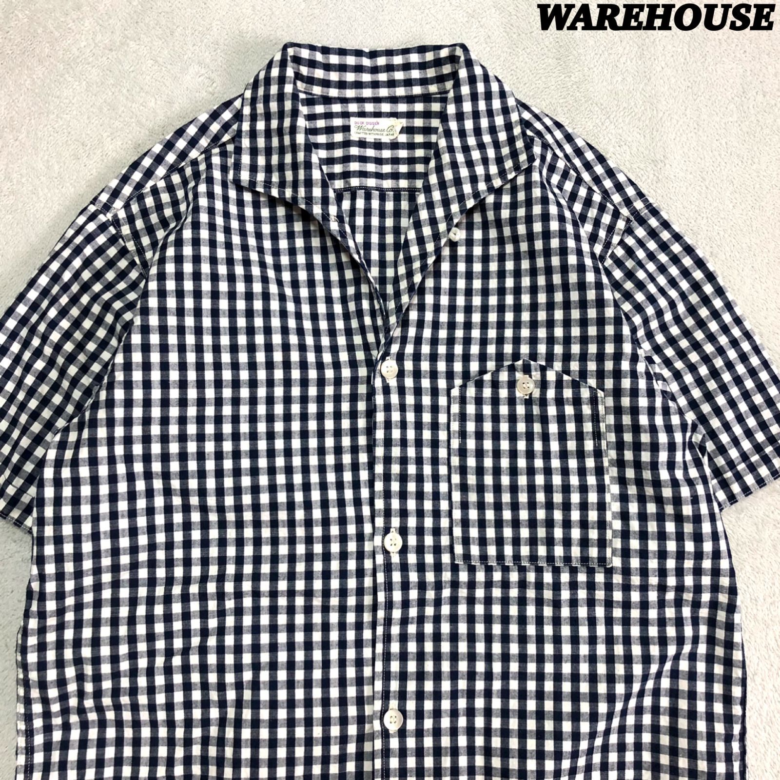 WAREHOUSE DUCK DIGGER オープンカラーシャツ 開襟シャツ ワーク