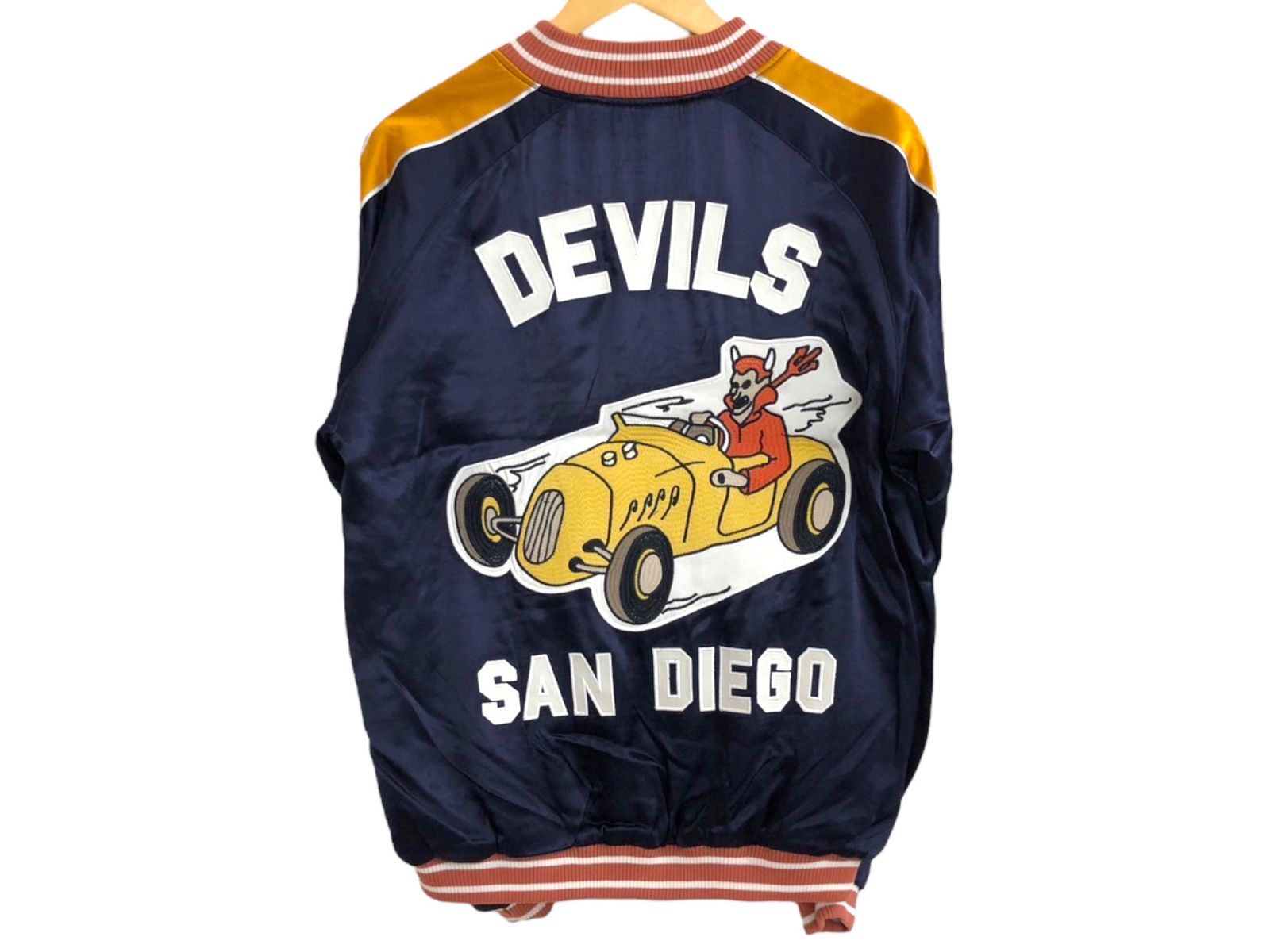 HOUSTON (ヒューストン) RAYON AWARD JACKET（DEVILS）レーヨン