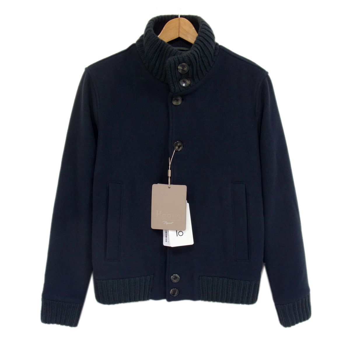 【極美品】guji別注HERNO（ヘルノ）ハイブリッドスタンドカラーブルゾン 14046000132-11.jpg