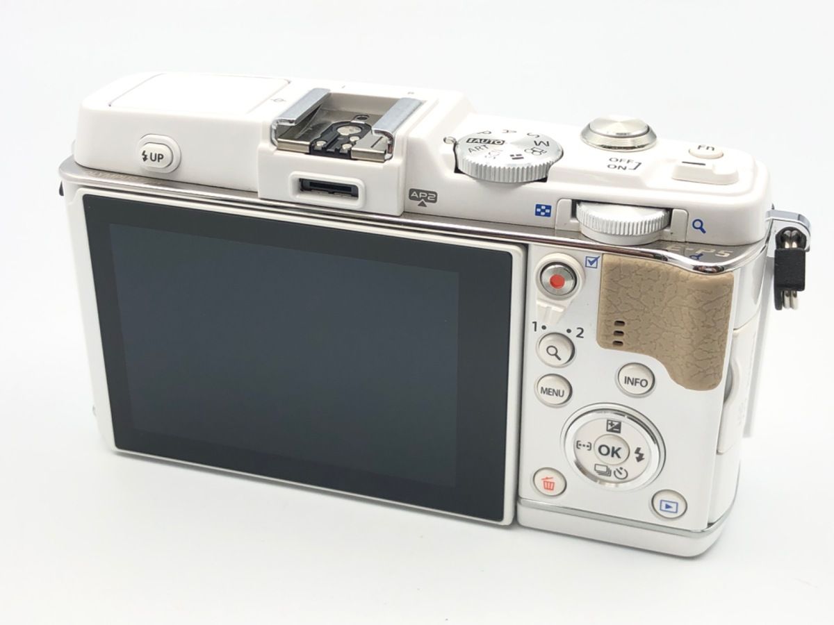 並品 オリンパス E P 5 ボディ ホワイト