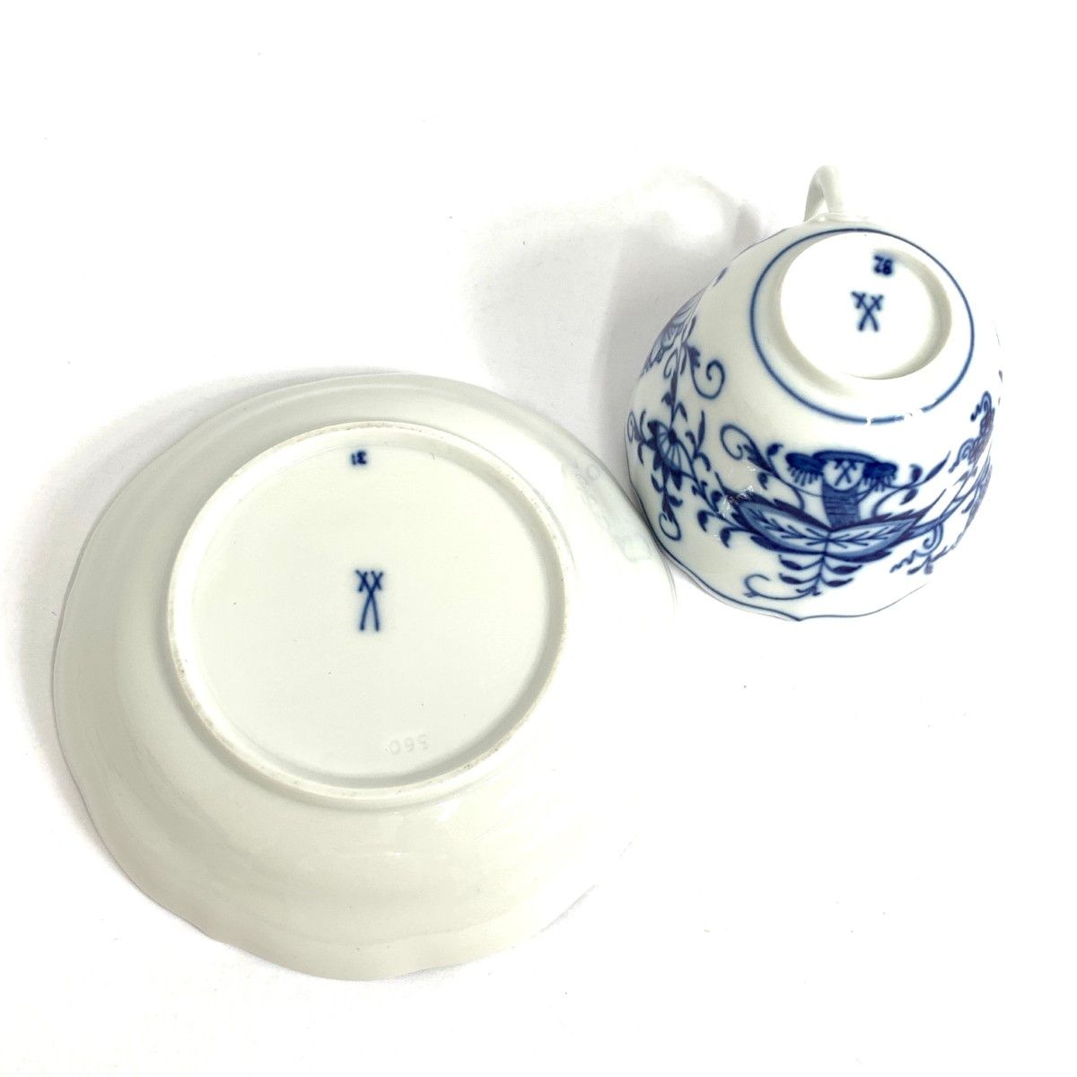 Meissen マイセン デミタスカップ＆ソーサー ブルーオニオン