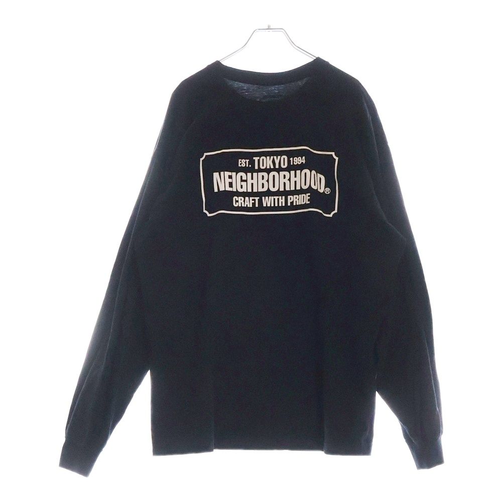 2024AW グレーネイバーフッド　NEIGHBORHOOD　長袖プリントT NEIGHBORHOOD ネイバーフッド ロンTシャツ プリント L グレー